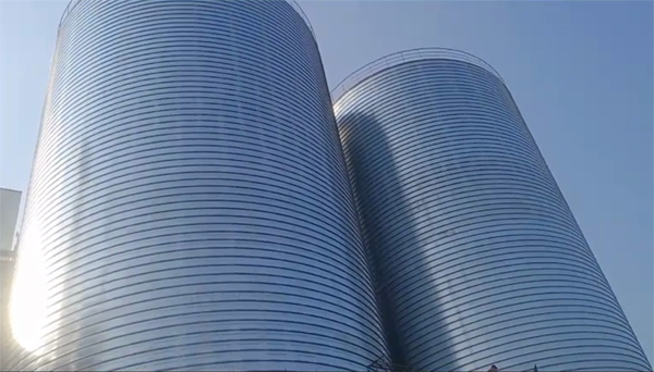 晋宁2座混凝土高架卷板仓