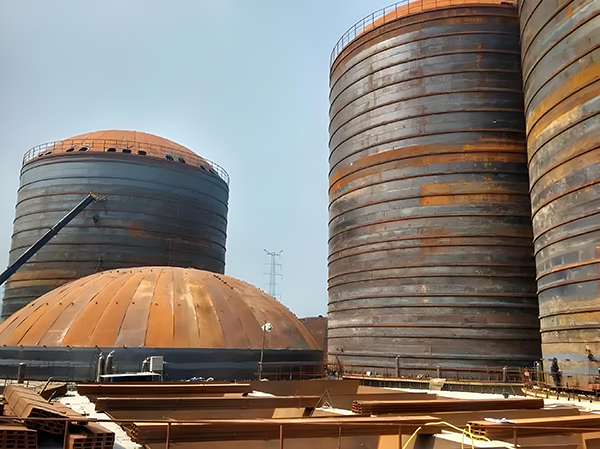 晋宁焦粉钢板仓